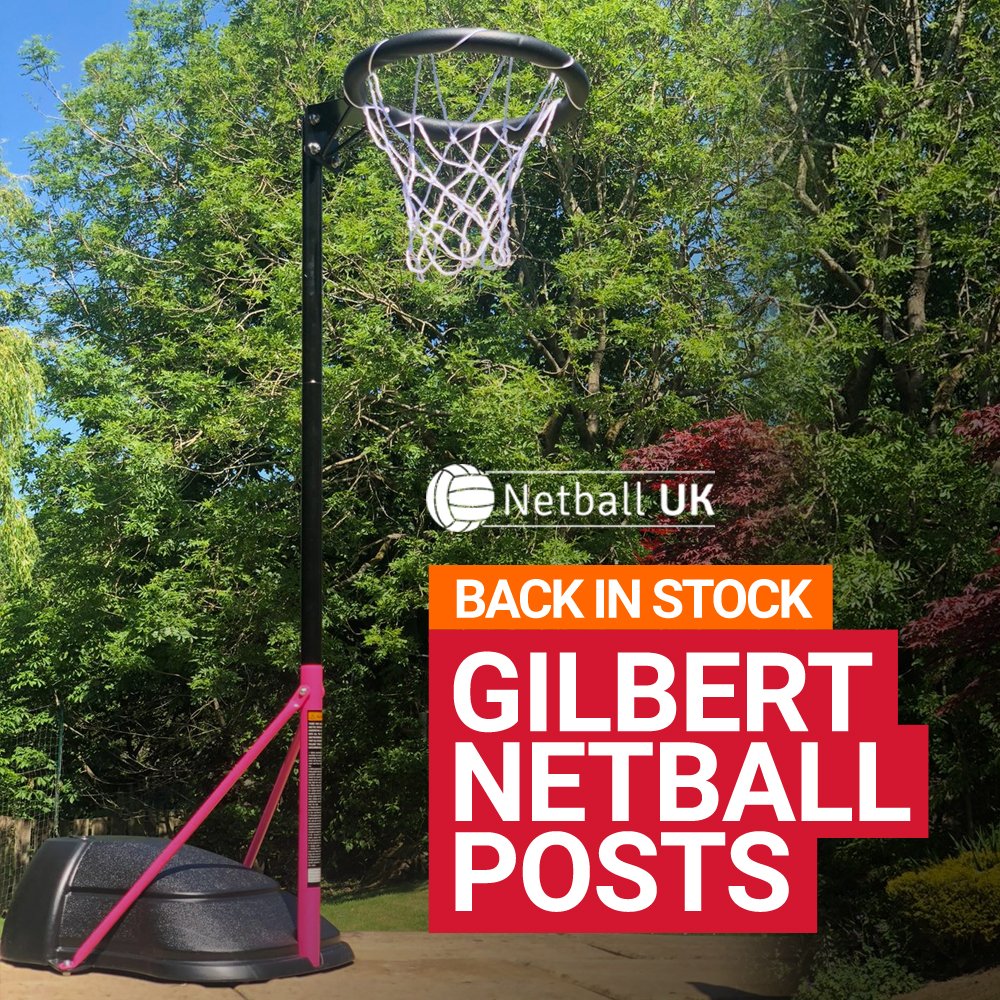 NetballUK's tweet photo. Gilbert Netball Posts are back in stock at Netball UK.
Buy now and you could have them in your garden on Wednesday.
Take your pick as you plan which of your five friends to invite round for a socially distanced training session!
👉 https://t.co/vZ4eQnCQJg
#KeepNetballing https://t.co/ySFrMHZtPS