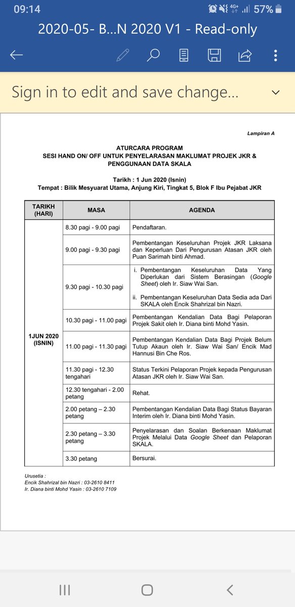 SarimahBtAhmad2's tweet photo. #1Jun2020 Sesi taklimat pengisian maklumat projek dan data mining SKALA khas utk PO Caw. Fokus kpd info yg diperlukn olh pgrsn JKR. Tksih atas kehadira &amp; semoga memberi manafaat utk Caw melaksanakn pemantauan.
@JKRMalaysia 
@JKRCPAB 
@Mrk69658148 
@AlfredSim1961 https://t.co/qNOlwWC5kN