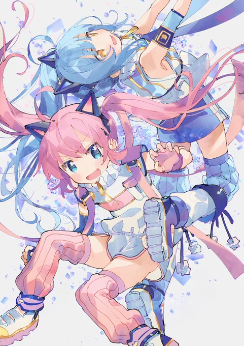Neko Hacker(@neko_hacker )さん
2人の衣装を考えるのが楽しい
#ネコハカアート 