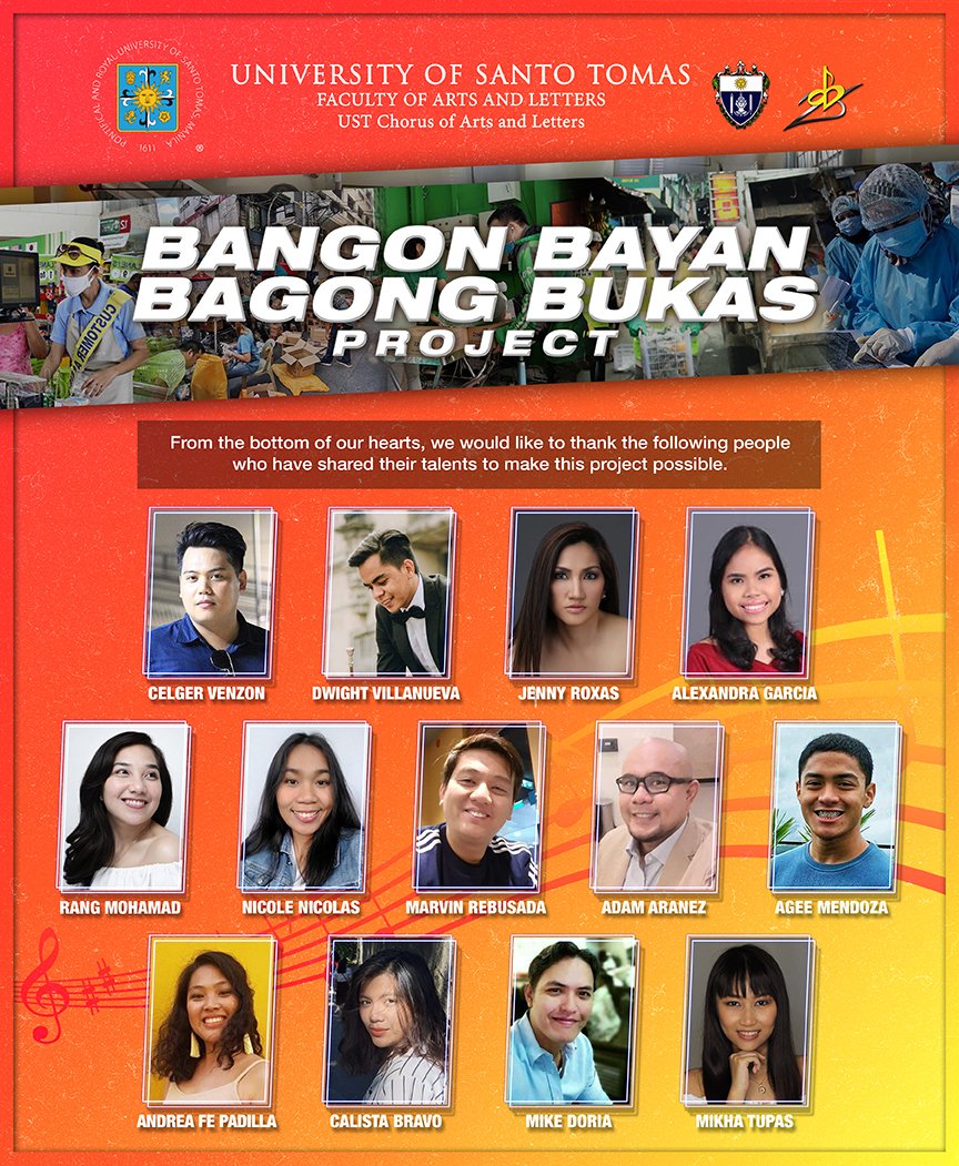 ustabchorale's tweet photo. And just like that, we conclude the Bangon Bayan, Bagong Bukas Project. We thank the following people who helped in making this fundraising project, a success. 

Together, we created a symphony that comforted hearts &amp; made a difference.

#ABCSilverAndBeyond
#TIMELES25YMPHONY https://t.co/pGIHyQAJuP