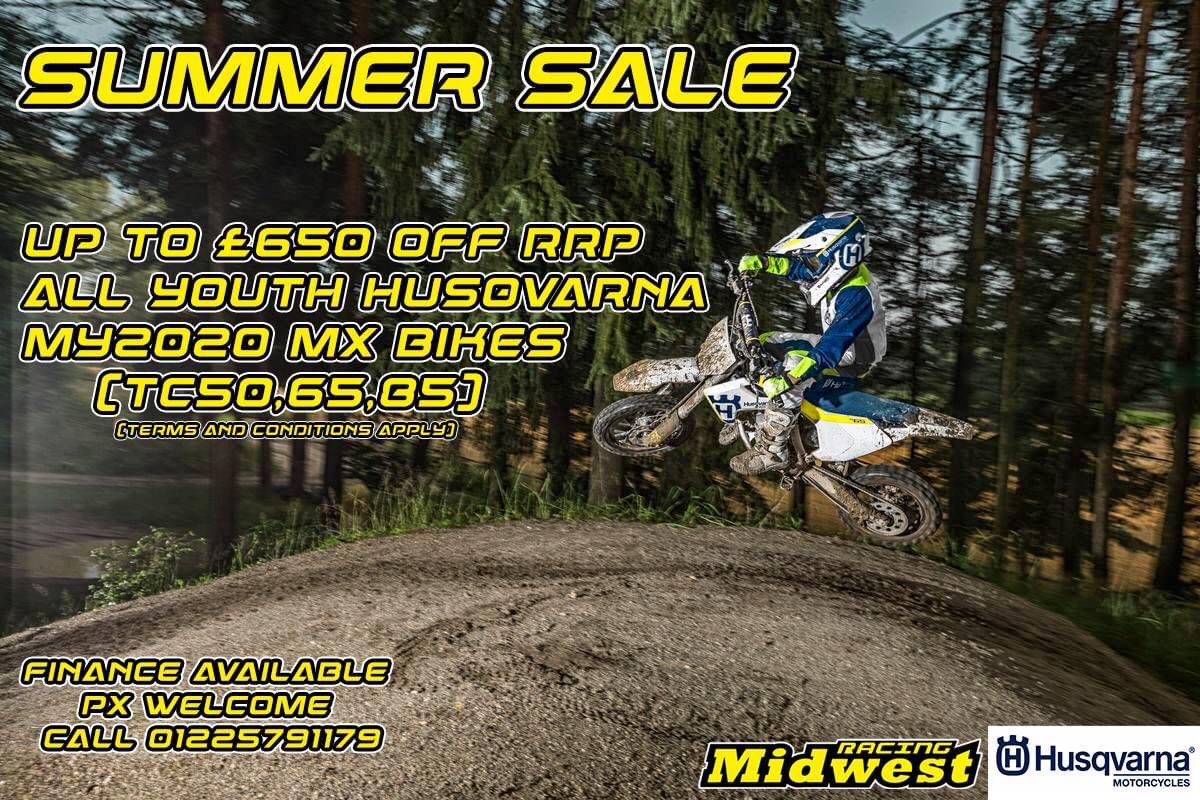Up to £650 off youth Mx bikes