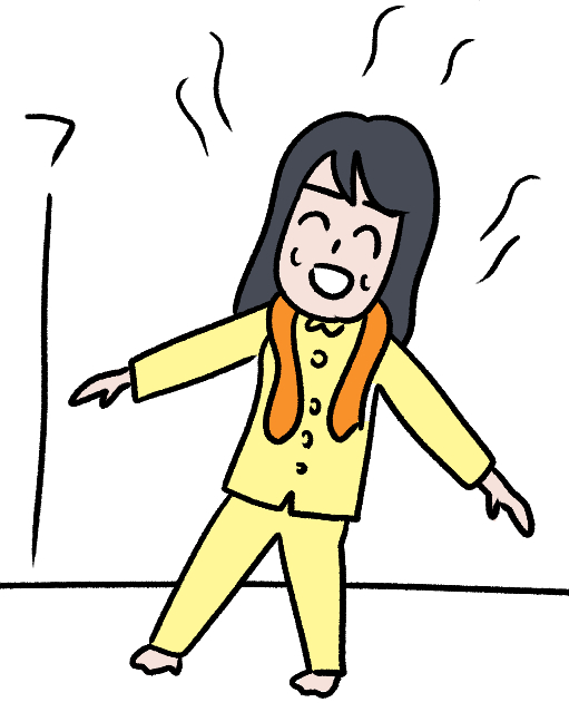 風呂上がりの妻 