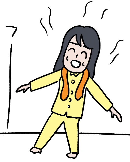 風呂上がりの妻 