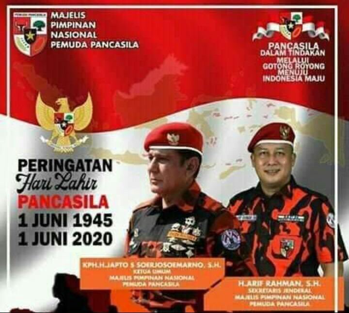 Selamat hari lahir Pancasila!
#PemudaPancasila