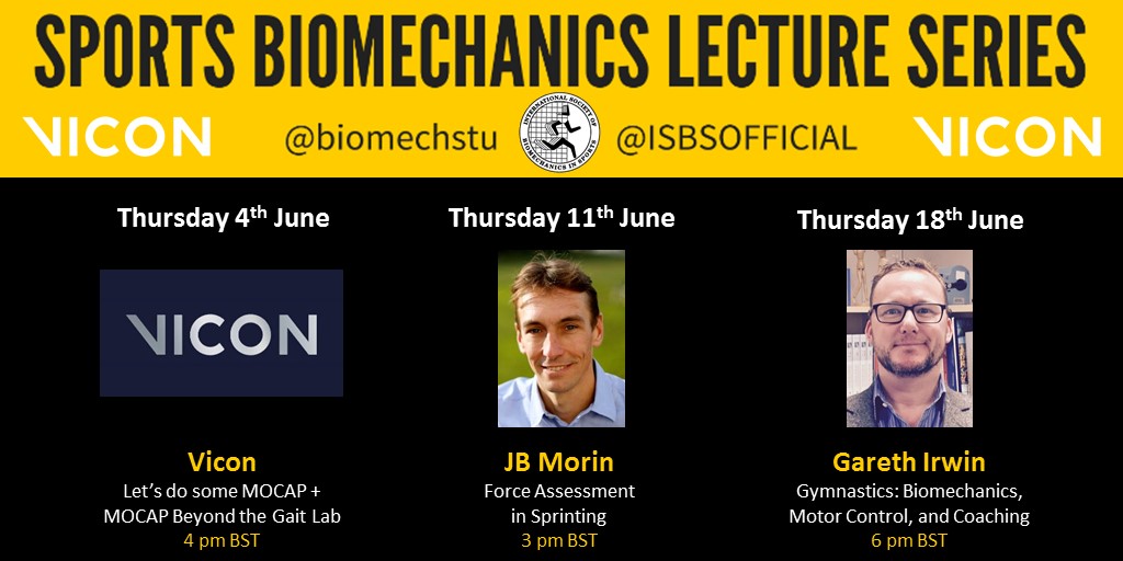 🚨 Online Motion Capture Lecture 🚨

✅ Live MOCAP
✅ MOCAP Beyond the Gait Lab

🗣️ <a href="/Vicon/">Vicon</a> 
🗓️ Thurs 4th June
⏰ 4 pm 🇬🇧 (GMT+1)
🔗 youtube.com/watch?v=hM7xEo… 

#SportsBiomLS <a href="/ISBSOFFICIAL/">ISBS</a>