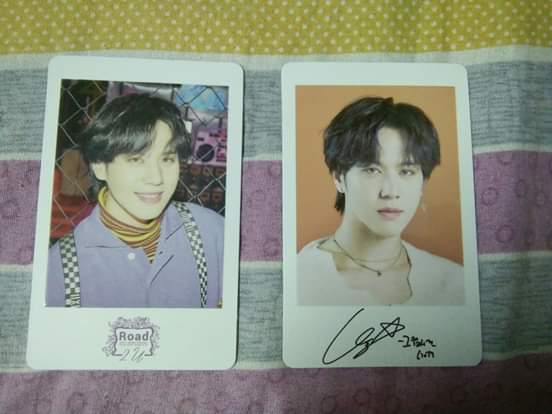 first non korean pola/merch/pc!  its from Road 2 U in Osaka and Tokyo! 