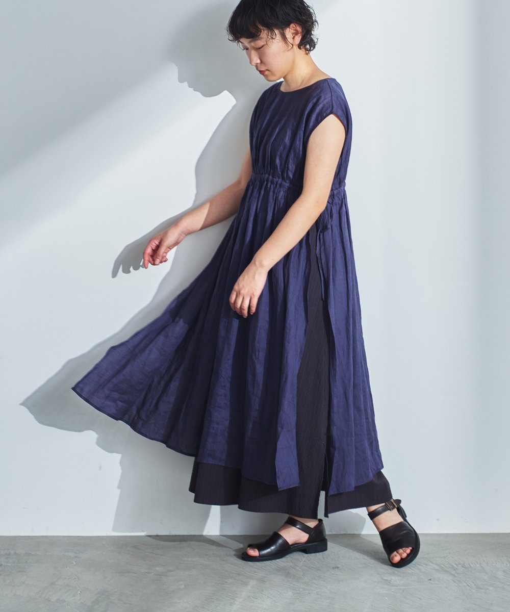 ビュルデサボン Zozotown Pick Up 細番手の麻素材ラミーを使った夏らしい透け感のある 60 ラミー アオザイワンピース T Co Nzuxeevrzi Zozotown ビュルデサボン