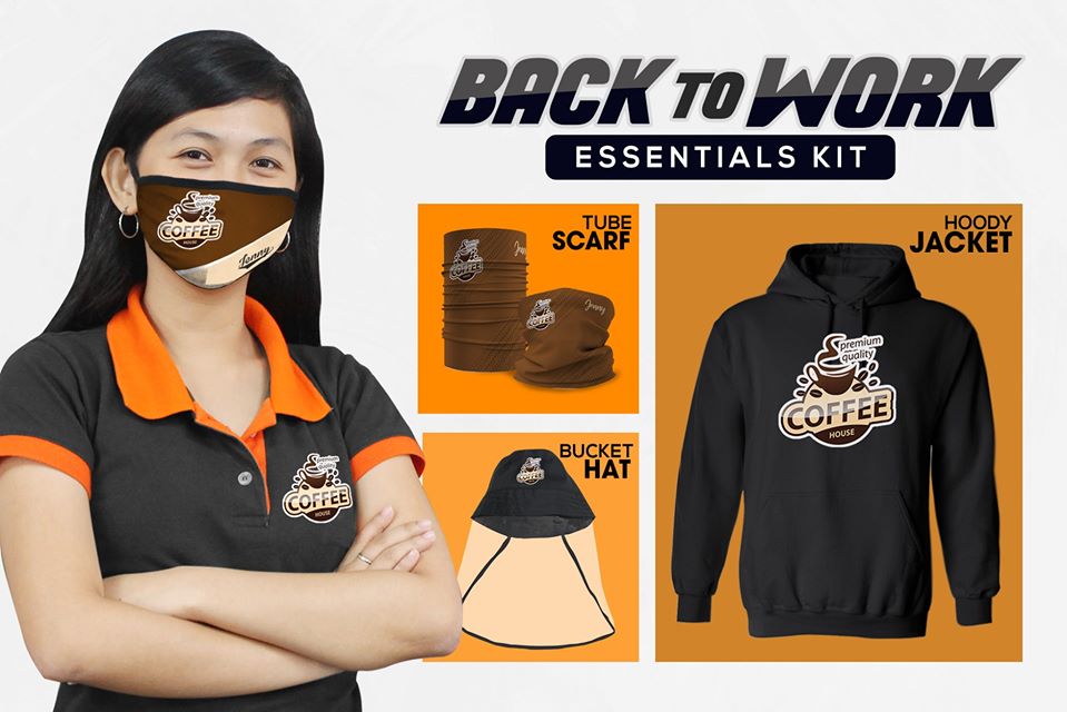 JustTransferIt's tweet photo. Time to get back to work!

Protect yourselves and others. Let's adjust to the new normal with these customizable must haves.

Everything can be personalized via digital print, embroidery and silkscreen.

No Minimum Order Quantity. https://t.co/nvdvBaBnYT