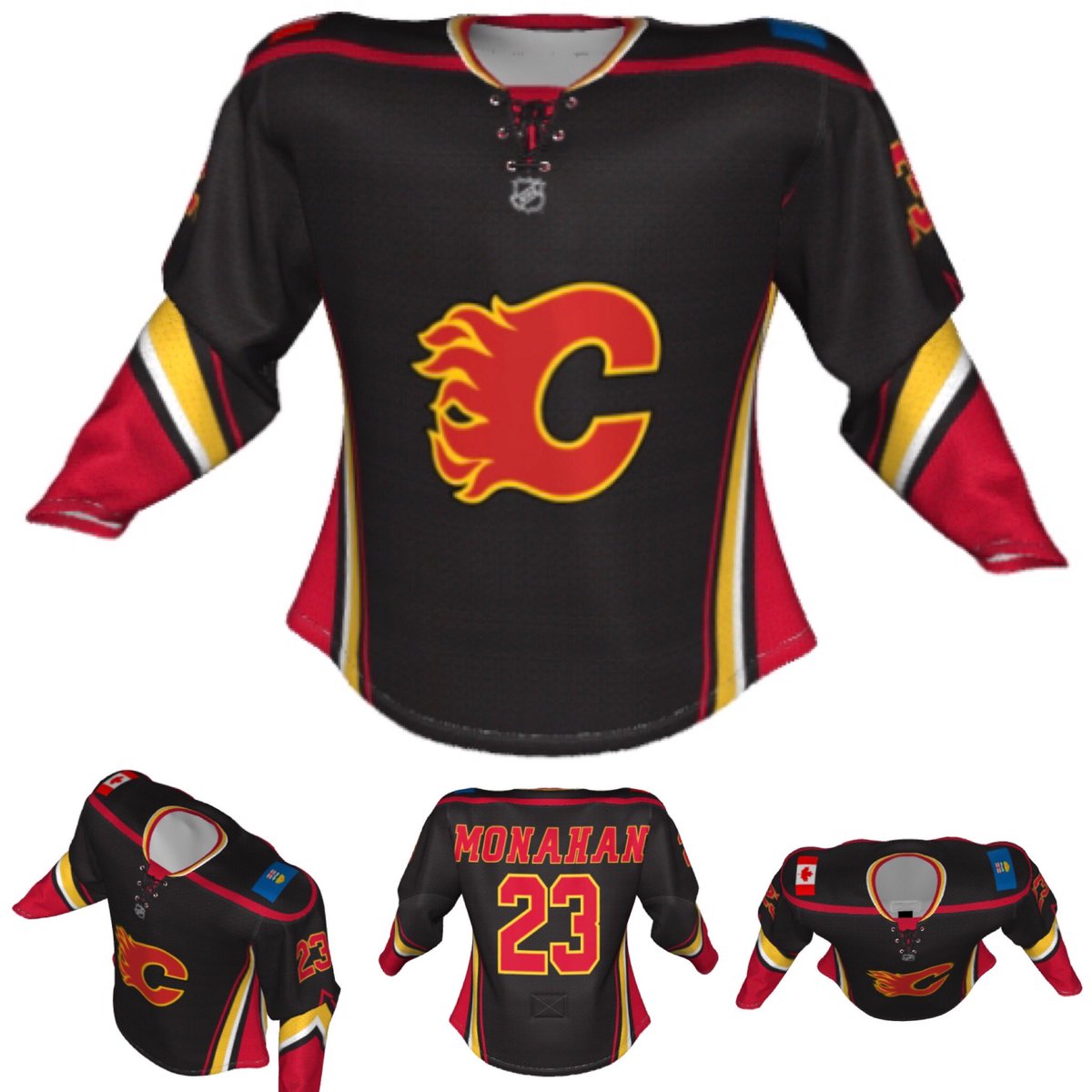 Men's Fanatics Branded Jacob Markstrom Red Calgary Flames Breakaway Player  Jersey