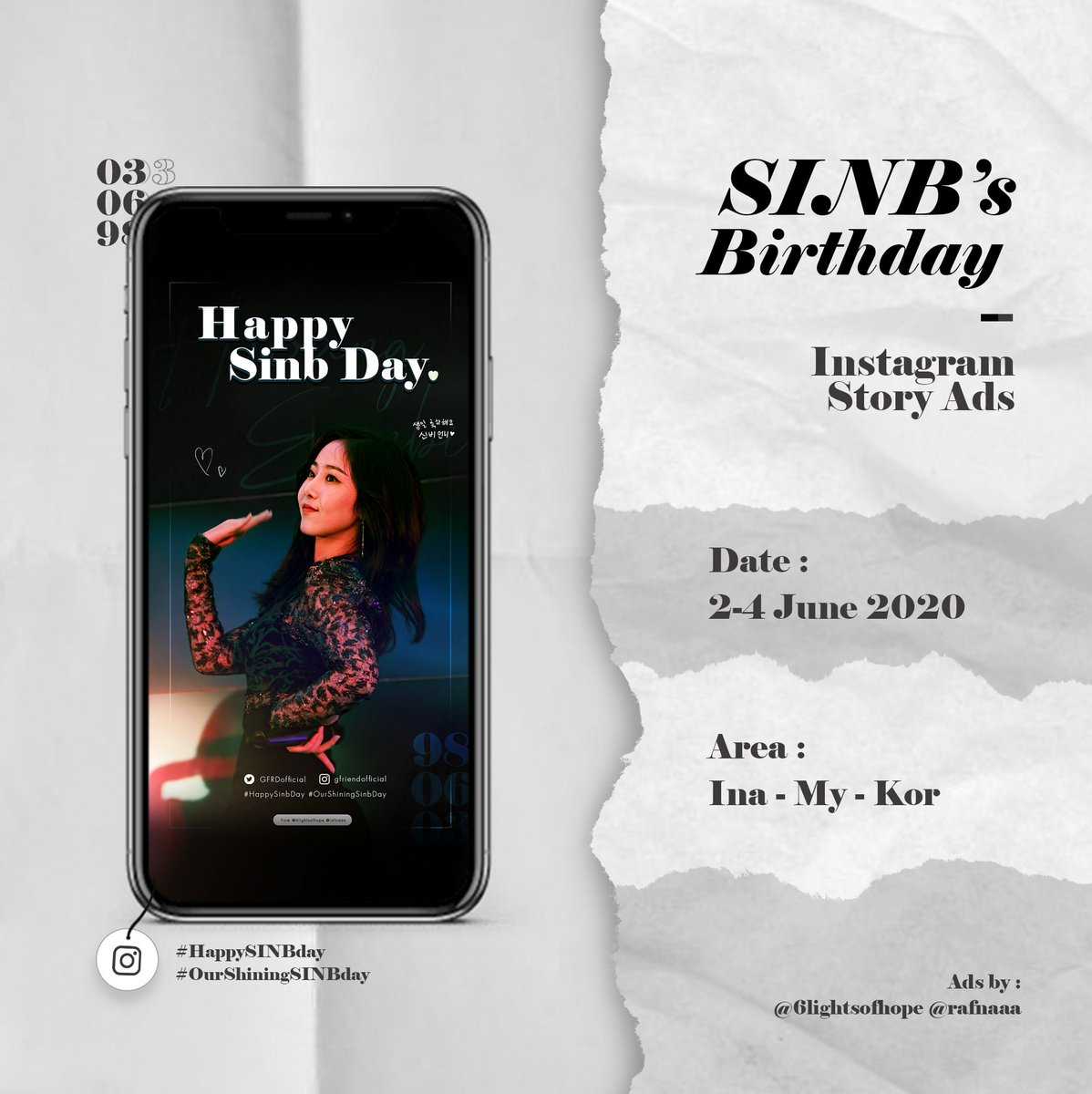 mysterynbi_'s tweet image. ✨ Sinb's Birthday 0306 ✨
      Instagram Story Ads
-
Swipe up to stream Sinb's dance cover "Sweet But Psycho"
-
tag me or @6lightsofhope if you found this ads 😆
.
Thankyou 🐱✨
@GFRDofficial #GFRIEND #여자친구 #SINB