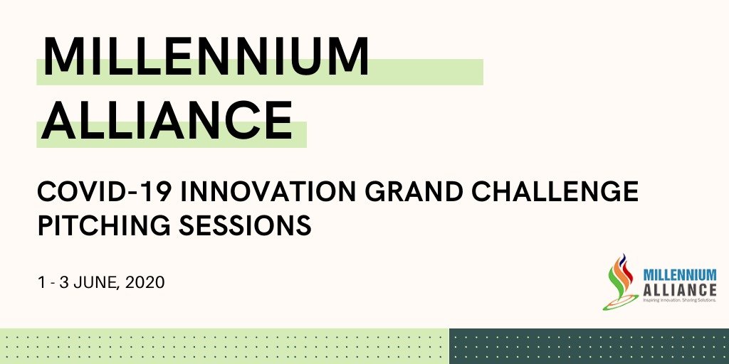 Out of 400+ applications, 60 innovations have been shortlisted to pitch for the <a href="/MADevImpact/">Millennium Alliance</a> COVID-19 Innovation Grand Challenge from 1-3 June. These innovations respond to the #COVID19Pandemic across sectors and stand to win grants up to INR 10 Crores.
#Innovate4Impact