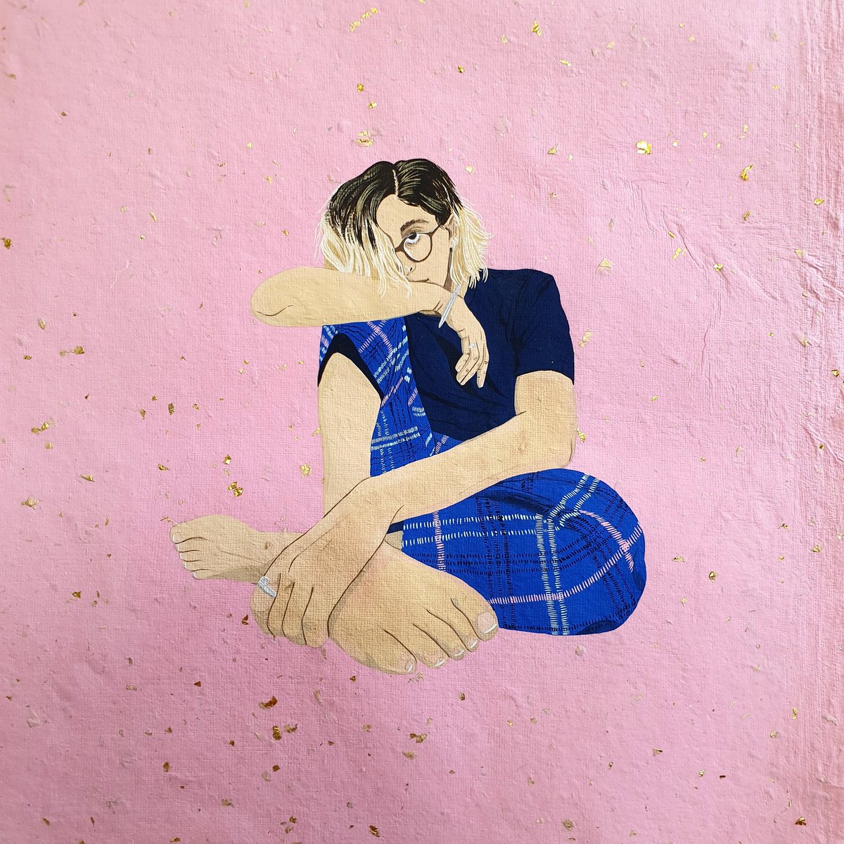 AleeshaNandhra's tweet photo. Week 12 Selfie
#gouache #painting #illustration #isolationselfie #tomboy https://t.co/jwsSVBNyle