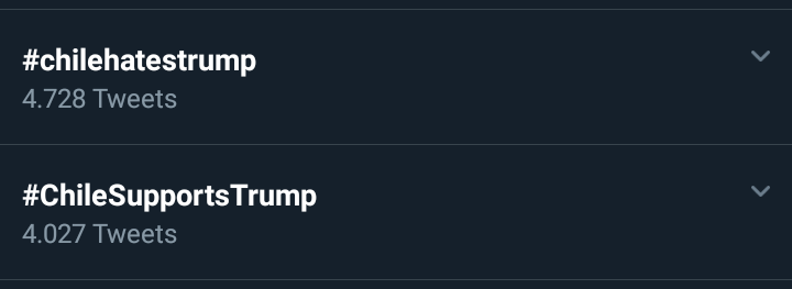 i12_b12's tweet photo. Nadie:...
Absolutamente nadie:...
Chile con su bipolaridad:
#ChileDoesntsupporttrump #chilehatestrump #anonymus https://t.co/VI8xSxKxRA