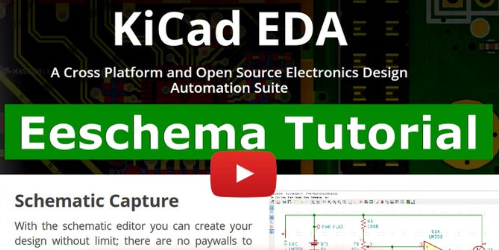 Elektor's tweet photo. Video: "Getting Started with #KiCad EDA - #Eeschema Schematic Capture": Draw your first #schematic. Learn about symbol creation via the annotation tool and the electrical rules check (ERC) to the netlist. https://t.co/olFKf74NbZ https://t.co/ROAlIRpfFM