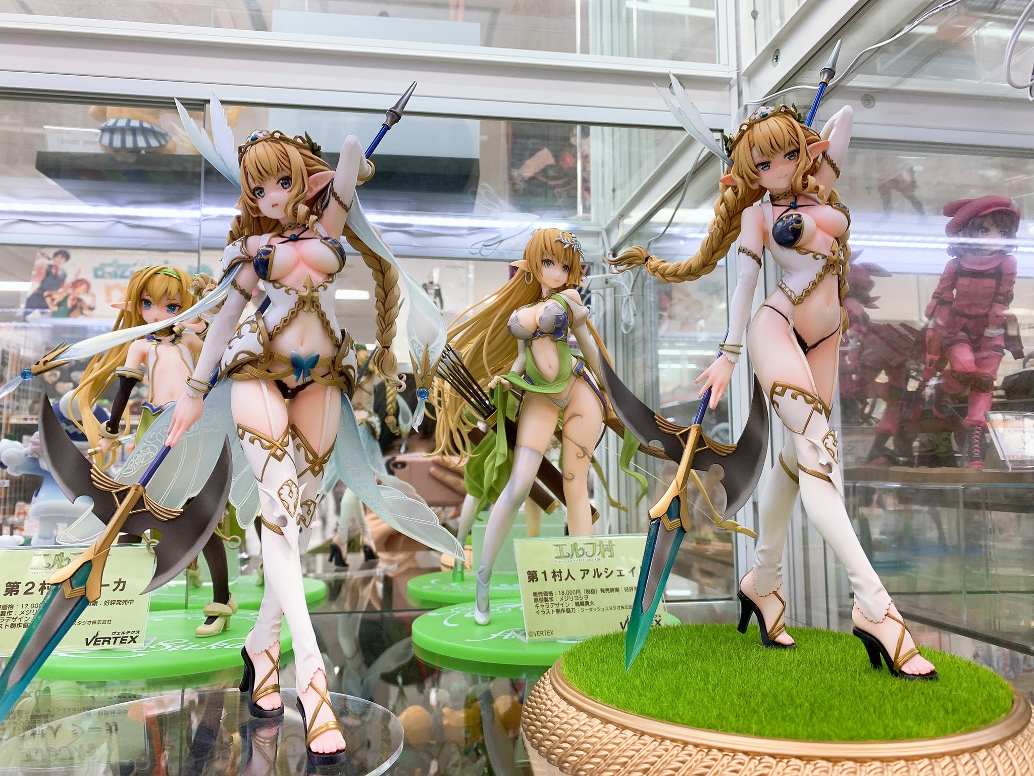 ワンフェス上海 中国限定 エルフ村「第3村人 リンシア Amazon | ヴェルテクス エルフ村 第3村人 リンシア 1/6スケール