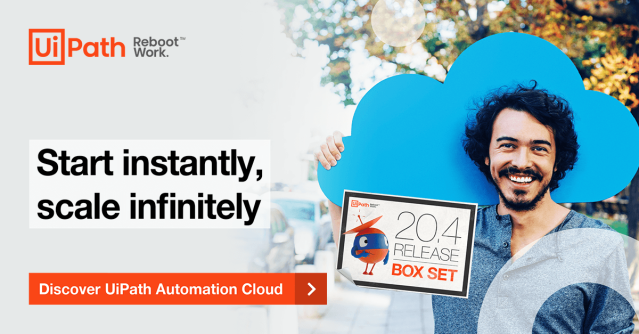 TheFlotter's tweet photo. In several clicks, you can start automating instantly. Add the “scale infinitely” capability and secure architecture and you got the new @UiPath #Automation Cloud. Explore its features. #UiPathEmployee https://t.co/6bjhNTbd66 https://t.co/FrugjXwXAV