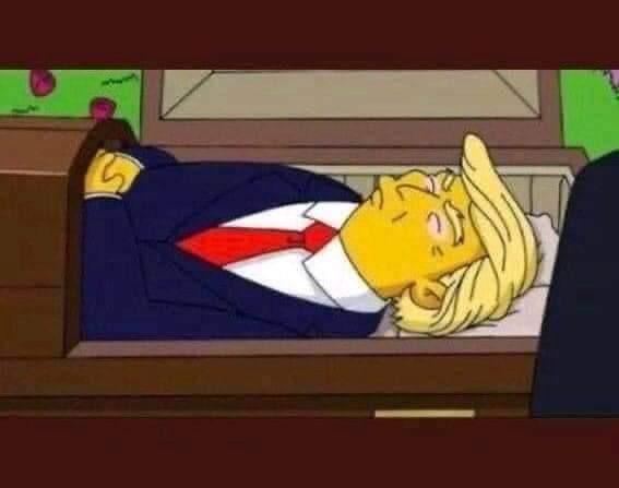 Ferchachis2's tweet photo. LOS SIMPSONS LO PREDIJERON Y YA TENEMOS 2/3 DIOS SE IMAGINAN QUE.. 😱😱 #TheWhiteHouse #ThePurge #Anonymous https://t.co/qQVWRQTeia