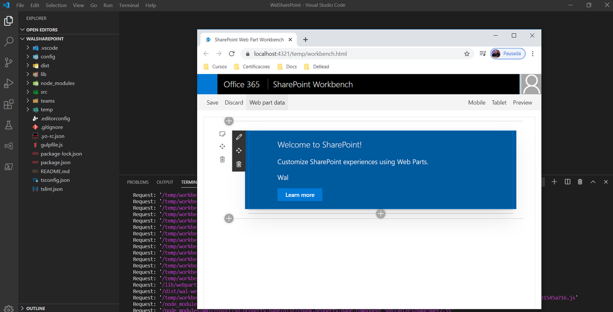 WaterlooIC's tweet photo. All I need at the moment is VS Code and Google. 🤓

#VSCode #Sharepoint @code @SharePoint @lead_dell @delltechbrasil https://t.co/d85j0pUoii