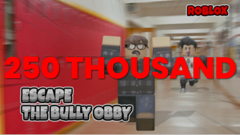 Romonitor Stats On Twitter Congratulations To Escape The School Bully Obby By Wind Studios For Reaching 250 000 Visits At The Time Of Reaching This Milestone They Had 17 Players With A 84 42 - escape the school bully obby roblox