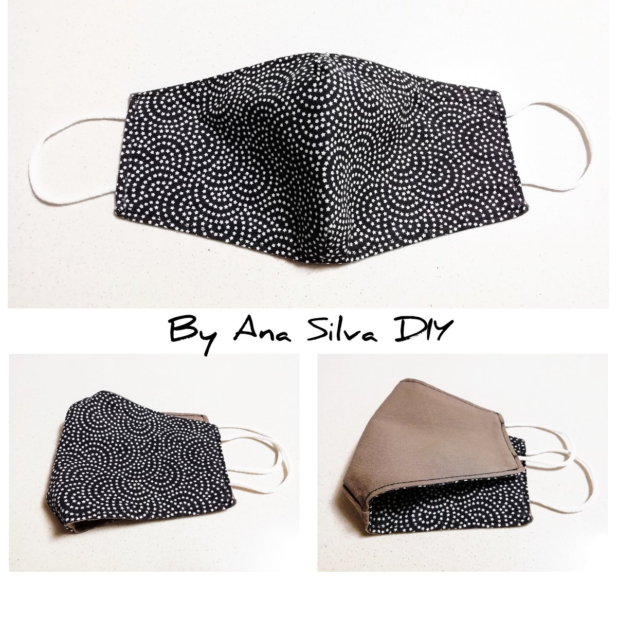 ByAnaSilvaDIY's tweet photo. 🖤 Buenos días 🖤 hoy os traigo estos este diseños de #mascarillasdiy reversible 😷💙, diseño y patrón masculino en dos tonos estampado en negro y arena.
🖋️ Feliz inicio de semana 🌹.
#byanasilvadiy #anasilvadiseños #mundohandmade #mundodiy #DIY https://t.co/T6FqcEN4lH