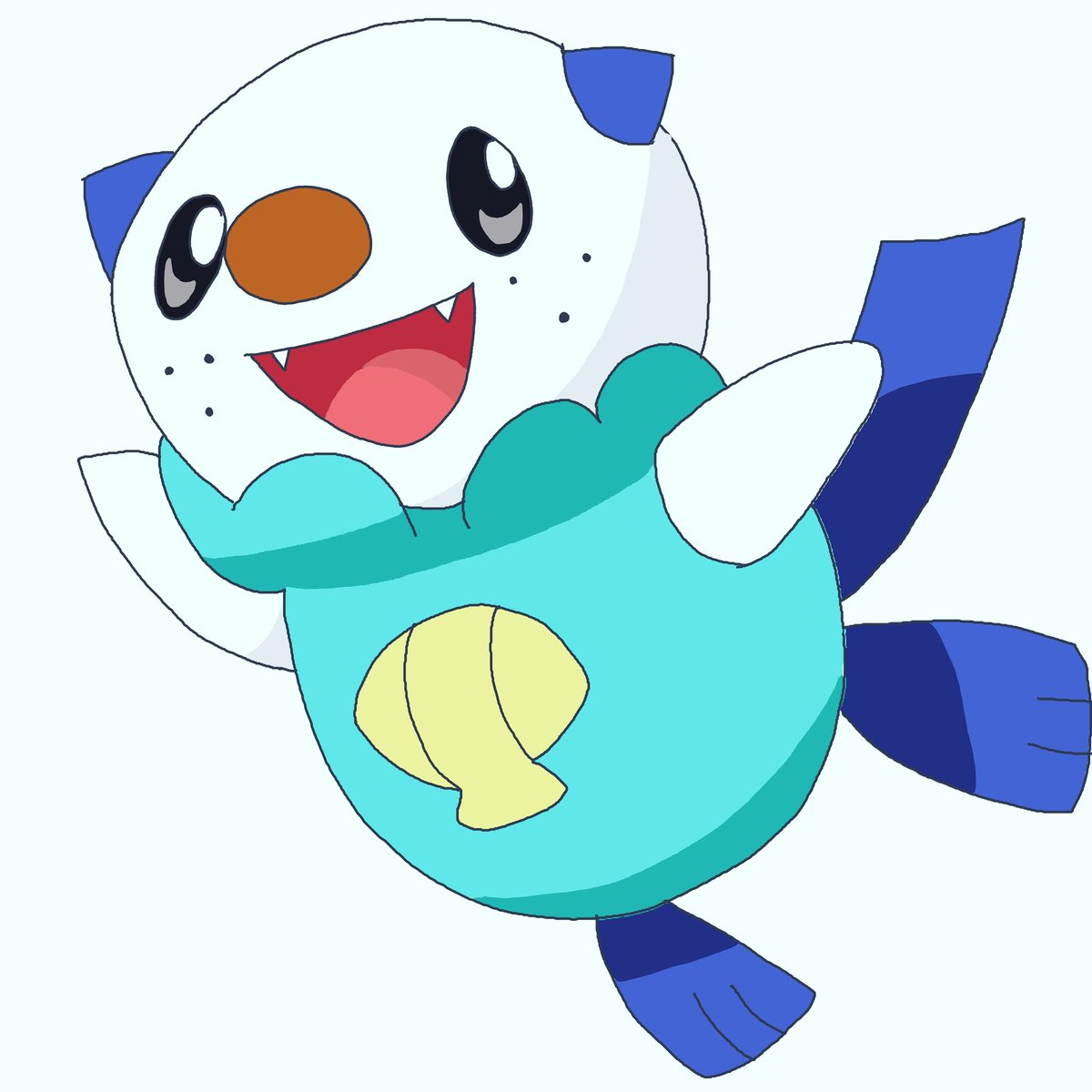 ポケモン ミジュマルです イラスト 絵を描いた ミジュマル 絵の好き ミミカのイラスト ポケモン ミジュマルです イラスト 絵を描いた ミジュマル 絵の好き ミミカのイラスト