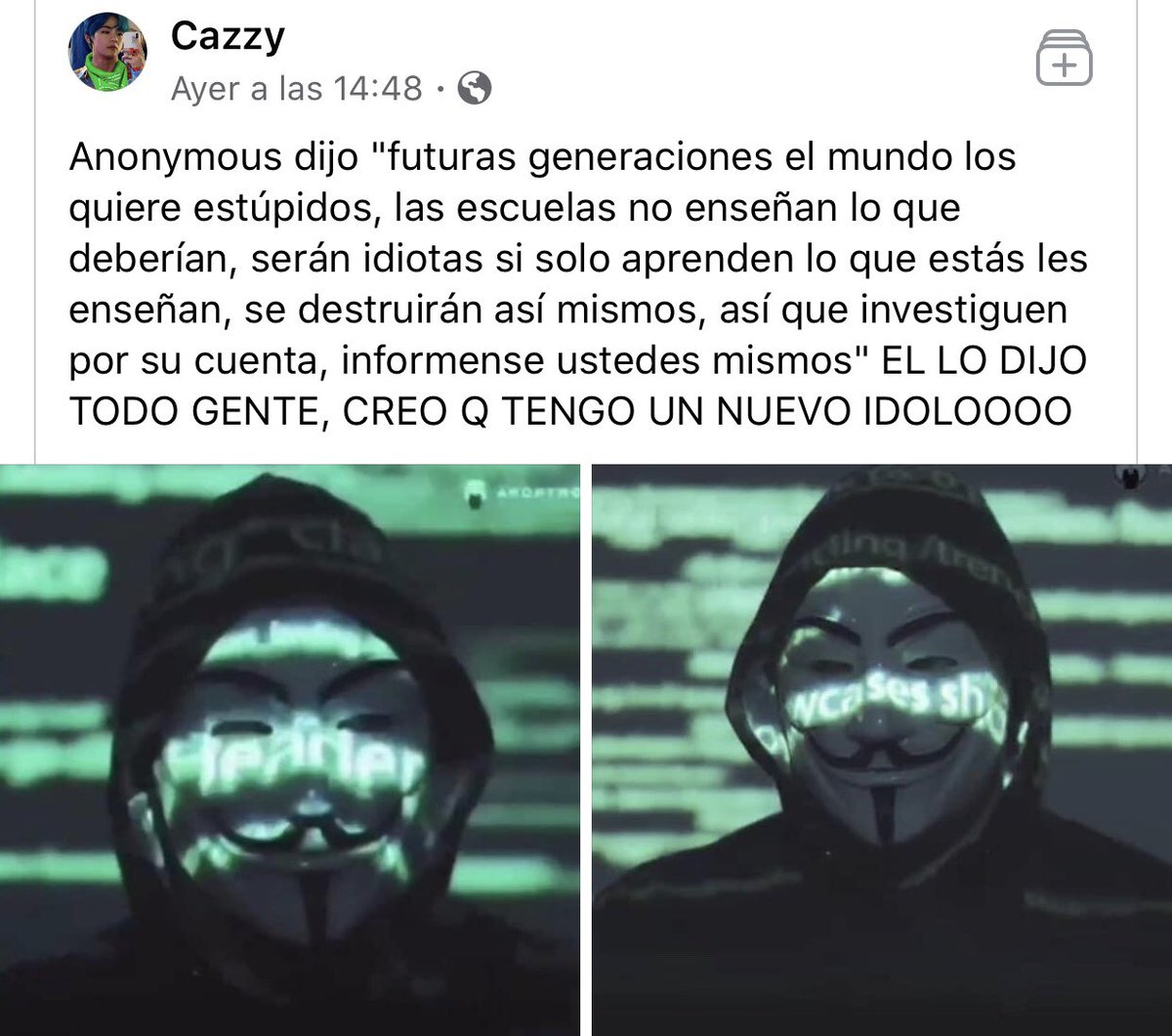 Andrea86148005's tweet photo. #nostradamus #WhiteHouse
Estudia, estudia por ti, ellos te pueden quitar muchas cosas, pero tú mente, tus recuerdos, tus conocimientos son solo para ti, por eso estudia y se autodidacta por ti, para formar tu criterio, para lograr nuevos cambios, para crecer como sociedad, amén https://t.co/hSDJhayZS5