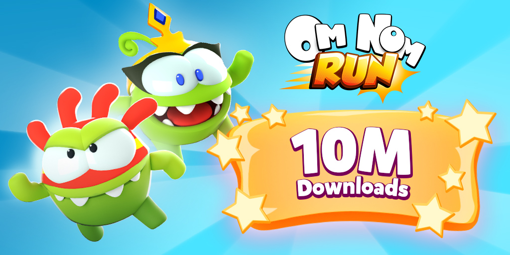 We reached the big one! Big thanks to all the players, see you at the next milestone! #omnom #keeprunning