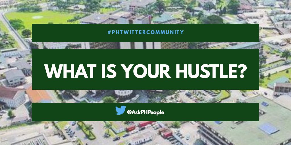 AskPHPeople's tweet image. Do you have a hustle, a service you render or wares for sale?

Retweet and reply this tweet with your hustle, make sure you add #AskPHPeoplexMyHustle to your reply for it to be retweeted.

Lest go.