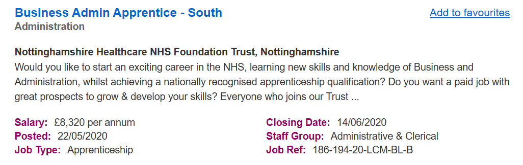 Nottinghamshire NHS Apprenticeships tweet media