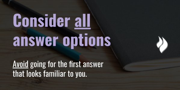TeamAstranti's tweet photo. In your next objective test exam, make sure you read through EVERY answer option given BEFORE making your final decision. Don't forget, there is a flag option if you want to revisit it later! 

#CIMA #objectivetest https://t.co/dYtCVDACVC