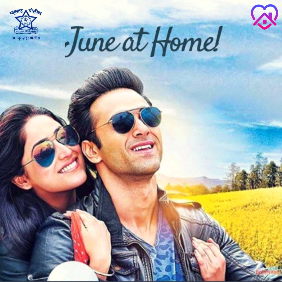 NagpurPolice's tweet photo. Halat kuch is tarah badale hai ab, "Junooniyat" ki nahi 
"June at Home" ki zarurat hai...

#StayHomeStaySafe 

Before Covid                      After Covid https://t.co/XdfBSh71dZ