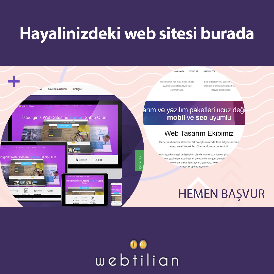 webtilian's tweet photo. Web sitenize hemen ulaşın!

https://t.co/IOcAYIiFt4
#webtilian #web #site #dinamik #website #websitetasarimi #webtasarim #websitesi #seo #mobiluyum #webdesign #design #webdevelopment #webdesigner #seo #web #websitedesign #ui #socialmedia #ux https://t.co/c7J2ZPcT4E