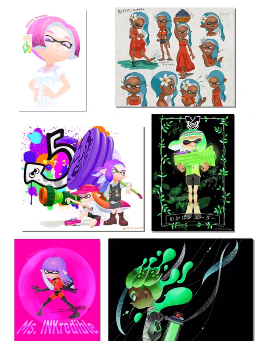 5月は色んな絵を描いたな〜。ちょっと迷いが見える月でした😇仕事始まって欲しくないよぉ😭😭😭もっと描きたいよぉ😂😂😂 