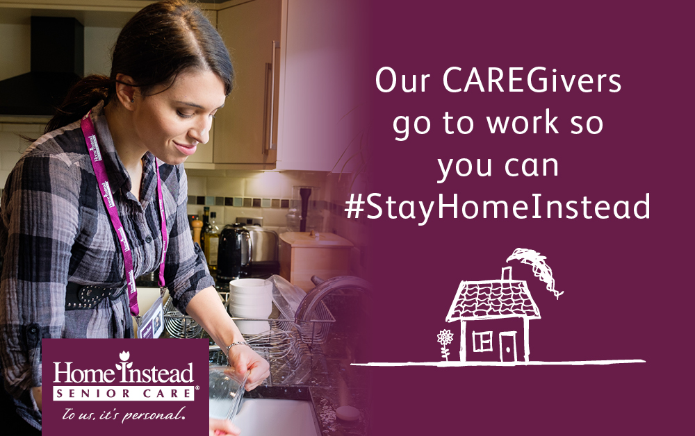 We're so proud of our CAREGivers who go to work each and every day so that we can continue to protect older people and other vulnerable people by staying at home. Remember, protect older people and #StayHomeInstead!