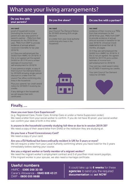 Bursary applications are now OPEN!
Make sure you act fast and submit all requested documentation to make sure your funding is in place for the beginning of your course. If you require assistance, please email us at heretohelp@dundeeandangus.ac.uk or use live chat on our website.