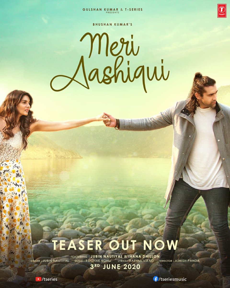 .@JubinNautiyal is back with a beautiful romantic track #MeriAashiqui, teaser out now. Song releasing on 3rd June. youtu.be/vyFfIKiPOzU @TSeries @itsBhushanKumar @ihanaofficial @RochakTweets @AshishPanda #RashmiVirag @radiasunita @TSTTushar @adityadevmusic