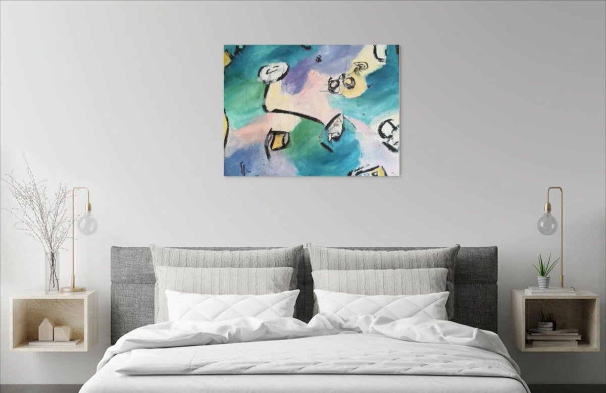 mahliaamatina's tweet photo. Ooh, looking good in situ! Fancy a piece of beautiful modern art as a vibrant addition to your home? Which room would you have it in..? https://t.co/f3F9oeStIb #artdecor #healingart #artforthehome #spectrumart https://t.co/O5vbYhoti7