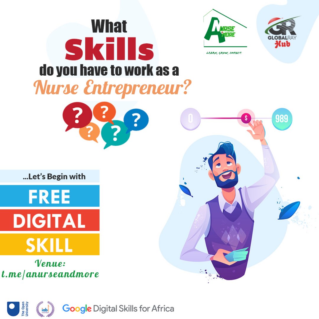 Google Digital Skills training for Registered Nurses and Nursing Students.

Join here; t.me/ANurseAndMore

#yearofthenurseandmidwife #nurses #nurses2020 #ANurseAndMore