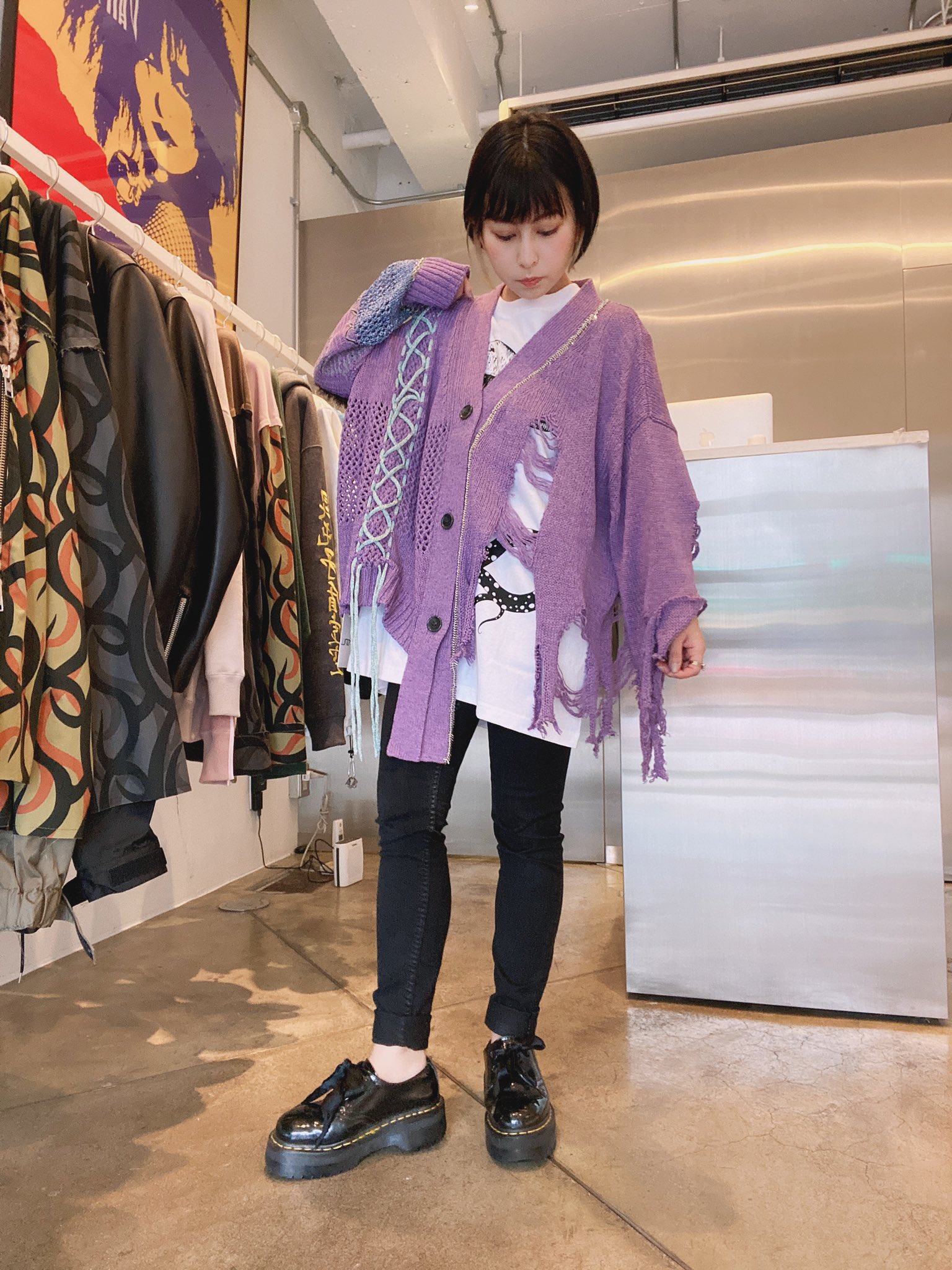 KIDILL×rurumu:】Mesh Knit Pullover