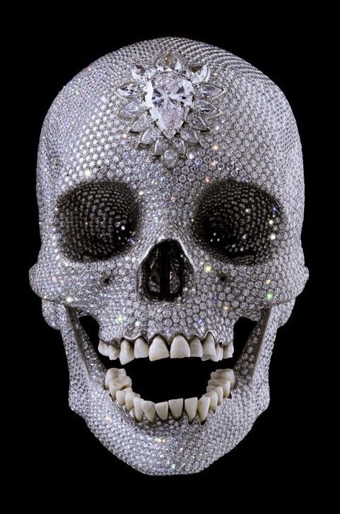 1. For the Love of God, Damien Hirst, 2007