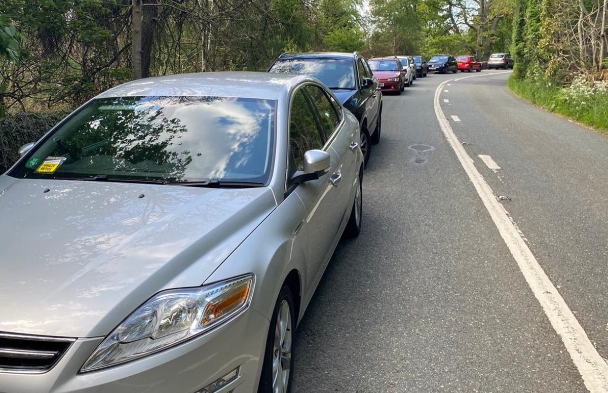 Dozens fined for dangerous parking near beauty spot bbc.in/307ChF1