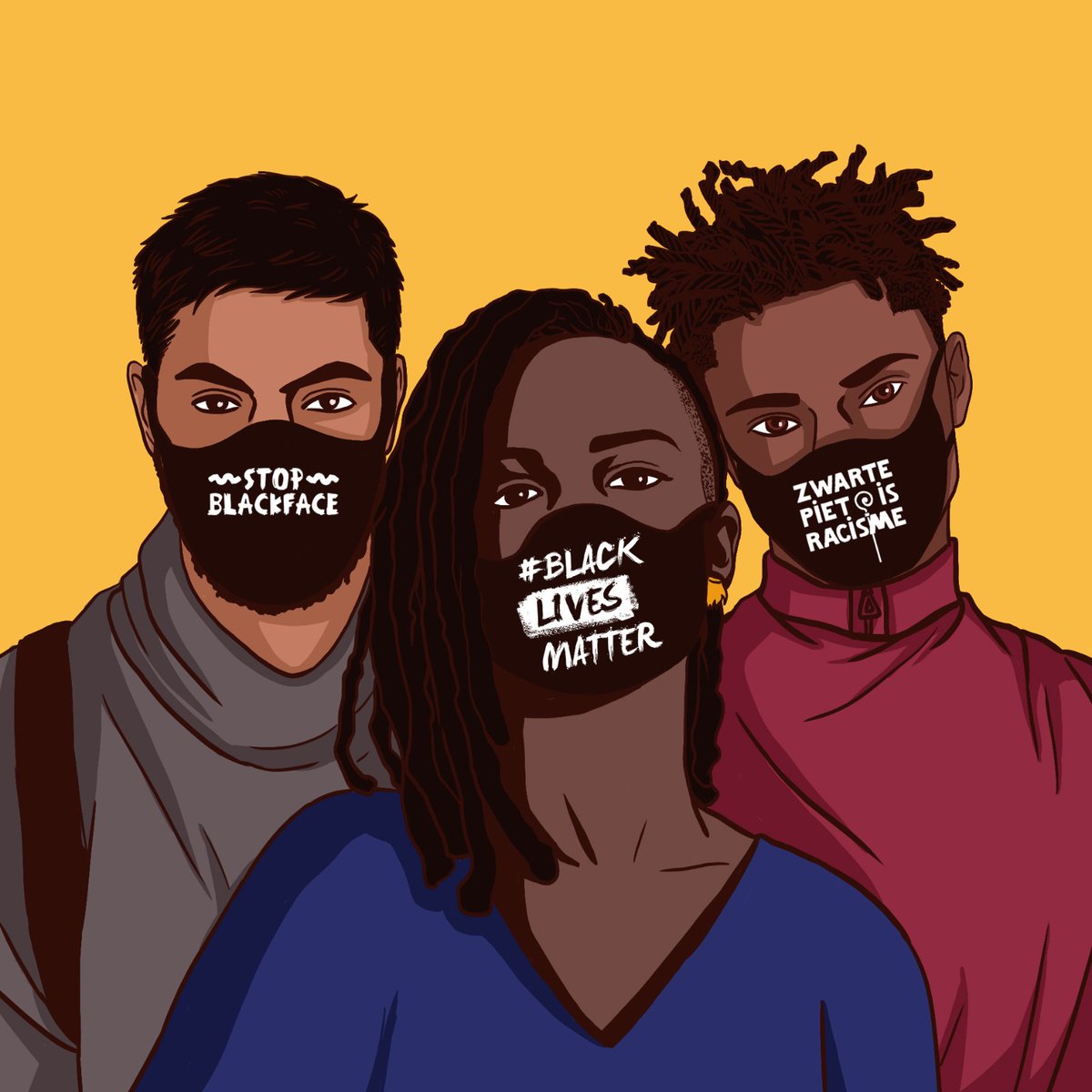 BlackLivesMatterNL tweet media