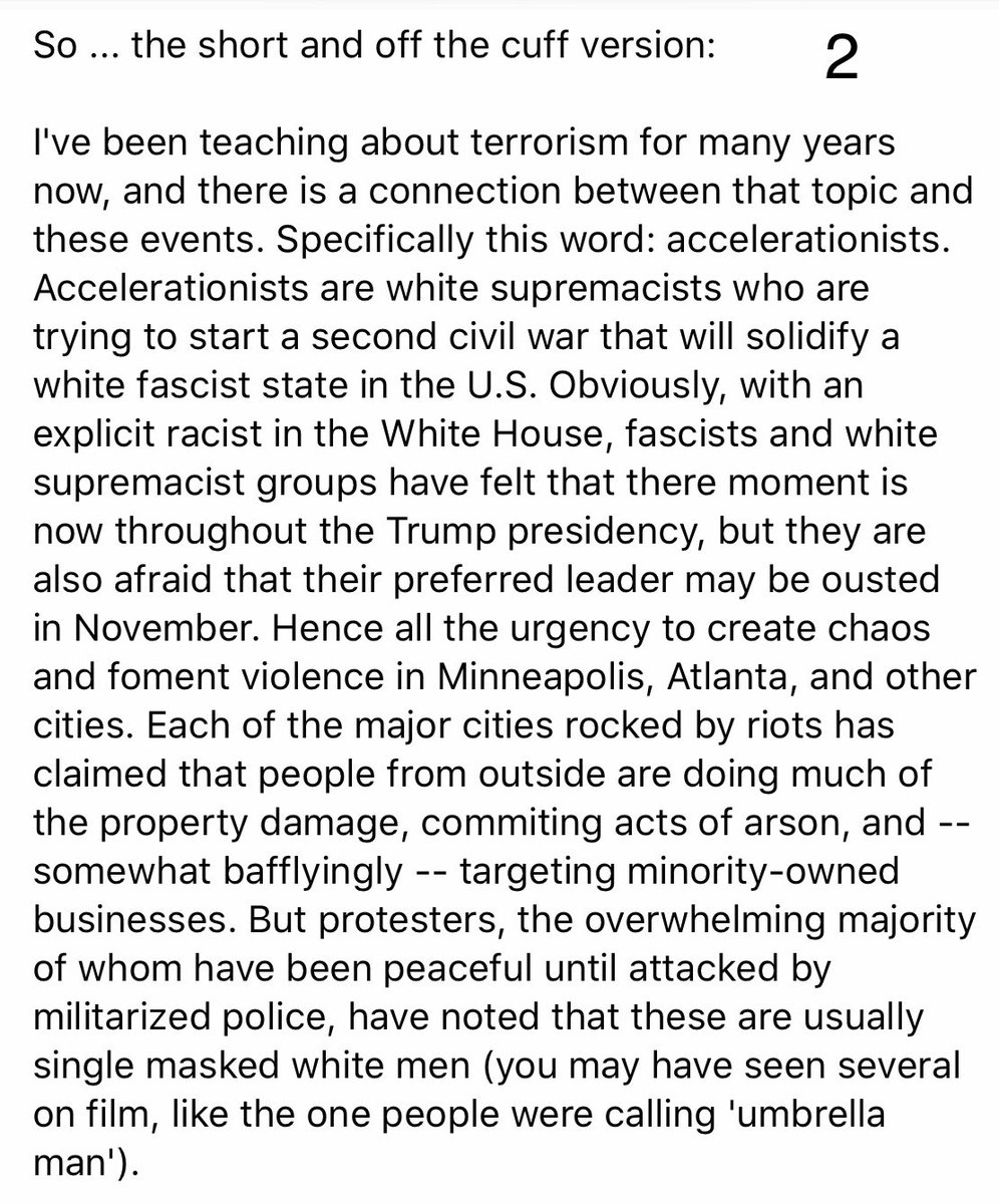 This thread is copied & pasted from a Facebook post written by Curtis Ryan, a terrorism expert.