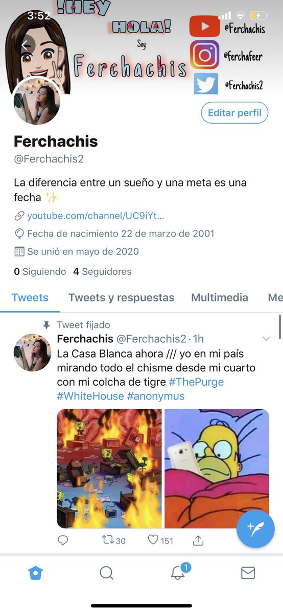 Ferchachis2's tweet photo. Creo que por la buena info y por los memes me merezco un sub a YouTube y un siguiendo aquí en twitter ¿no?🥺 #Anonymous https://t.co/Ab5RsIrchZ
