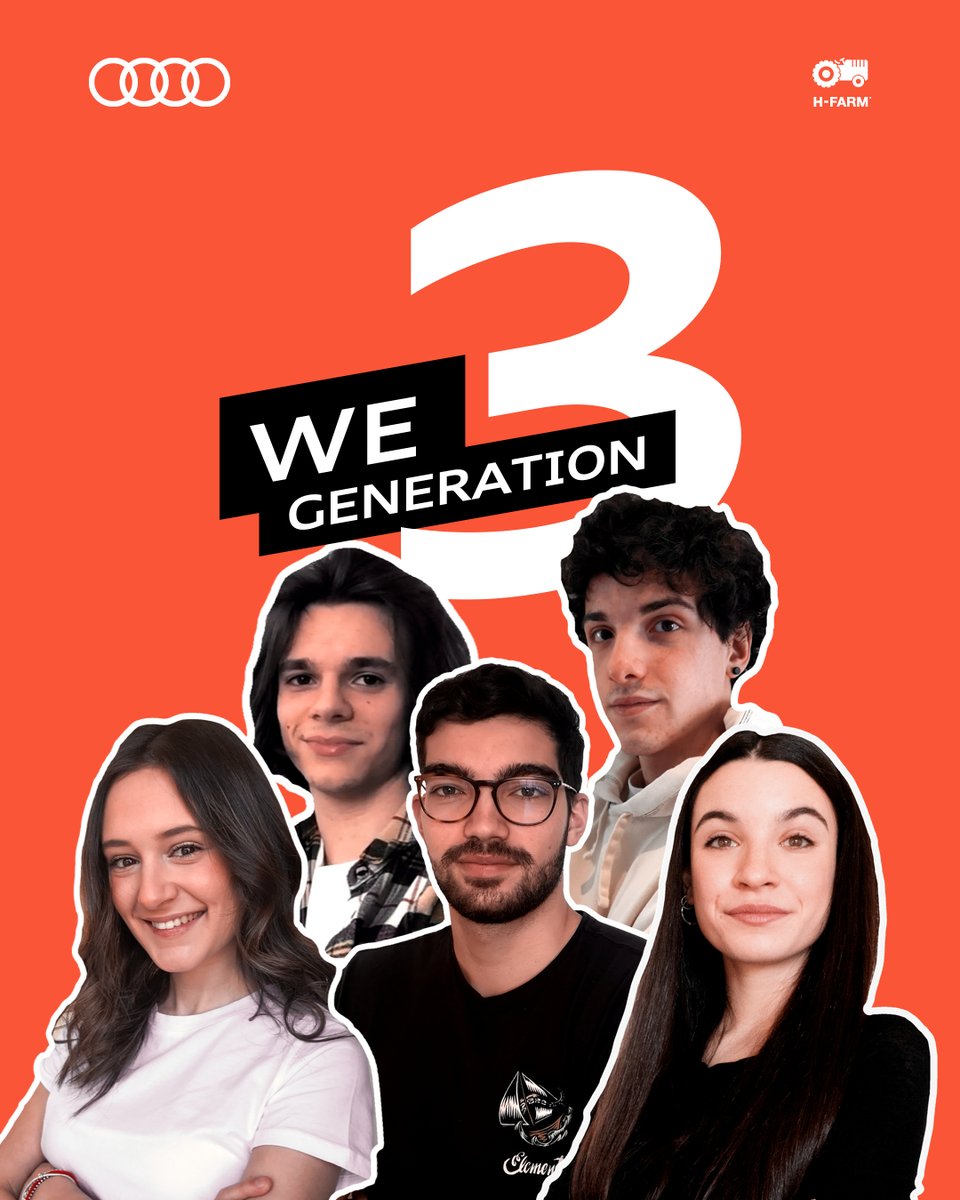 hfarmcollege's tweet photo. #AudiWeGeneration, il viaggio che abbiamo lanciato con @AudiIT, ha portato i 5 protagonisti a interrogarsi sul significato di bellezza in un mondo iperconnesso. Seguili su 👉 https://t.co/J0wxHwXUwK
- un progetto di @AudiIT+ @hfarmspa
#WeGeneration https://t.co/v4gdtmF4M4