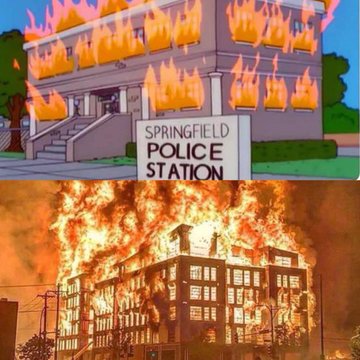 The Simpsons really predict everything:- Coronavirus- Murder Hornets-  #Minneapolis Police Station Burning down.- Donald Trump Tweeting from his  #Bunker  #BunkerBoy  #anonymus  #Anonymous