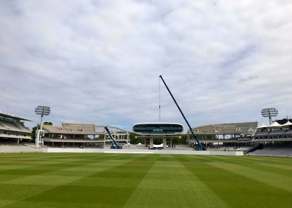 HomeOfCricket's tweet photo. The new view from the Pavilion 👀

Progress continues.

#LoveLords https://t.co/rtTamAO6Bb