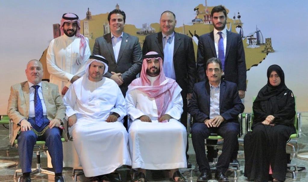 <a href="/esports_arab/">Arab Esports Federation</a> President HRH Prince Faisal Bin Bandar Al Saud, SG Hisham al Taher and members of the Board.