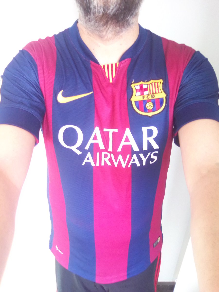 elgranfus's tweet photo. @TheKitmanUK Happy Monday MrKitman Today, @FCBarcelona 2014-15 #GetYourKitOn #ForçaBarça #FusKits https://t.co/LfFkFTExGF