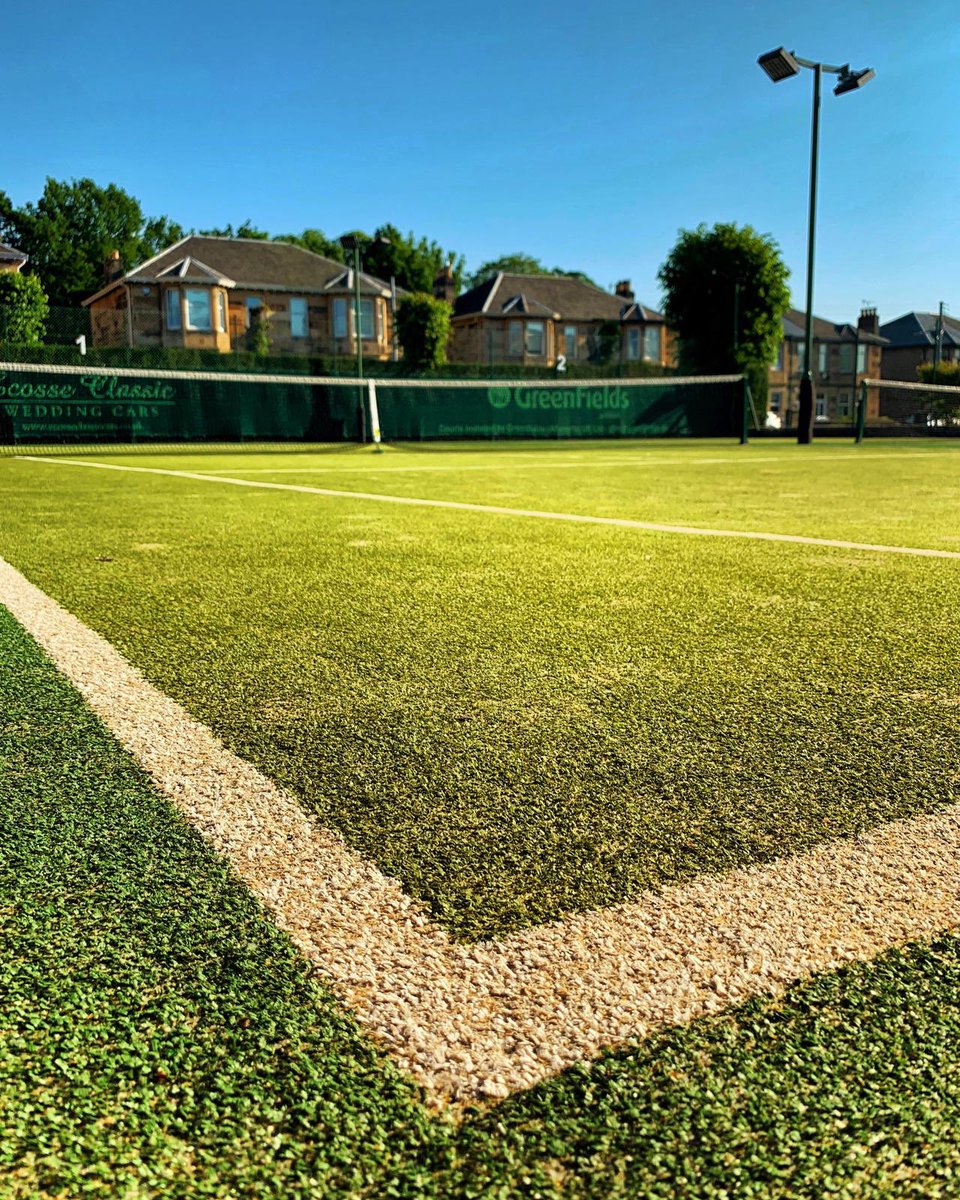 RutherglenLTC's tweet photo. Our dedicated #CourtCrew weโre up early this morning opening-up our #Burnside and #Viewpark courts and getting them ready for another busy day of play in glorious sunshine. Enjoy everyone! Donโt forget the rules...... and sun cream! #Scorcher https://t.co/LaTjmDCBM9